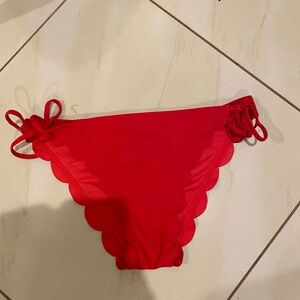 Hollister Vibrant Red Bikini Bottom